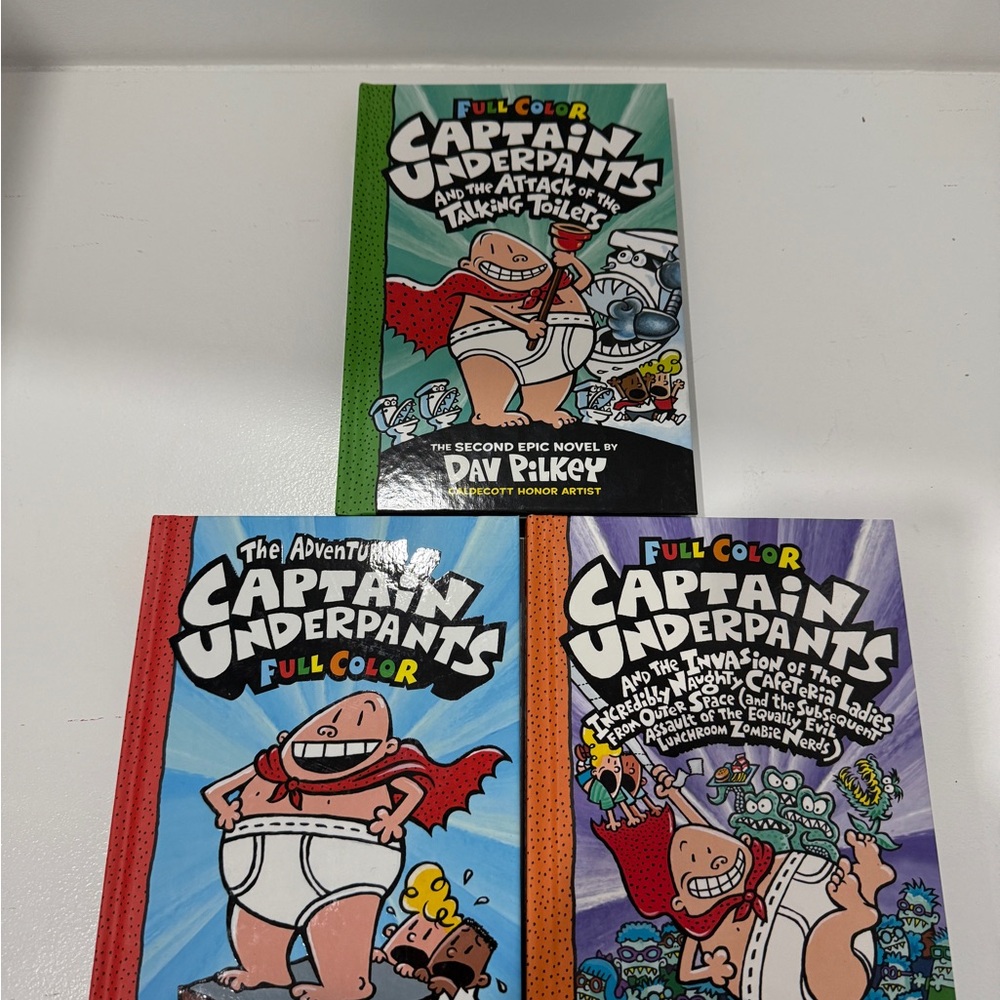 Captain Underpants Full Color Book Set
